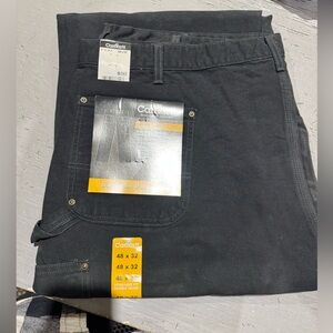 Carhartt Men's Work Pants - Black 48x32

…